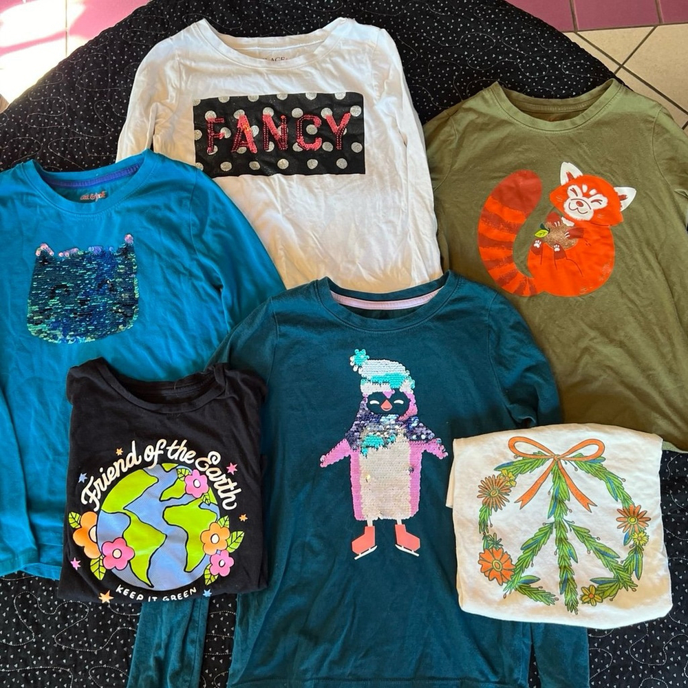 Girls long sleeve shirt lot